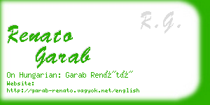 renato garab business card